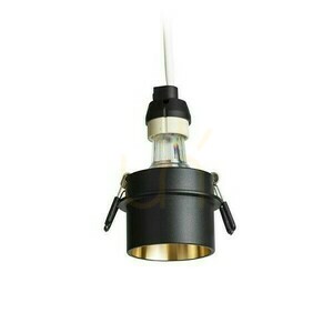 Oczko Sufitowe Orta Wpuszczana Czarna/Złota 230 V Led Gu10 9 W small 2