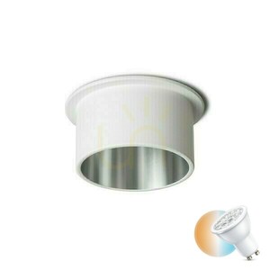 Oczko sufitowe Rendl ORTA R14249, białe aluminium, GU10, Ø6,8 cm small 0