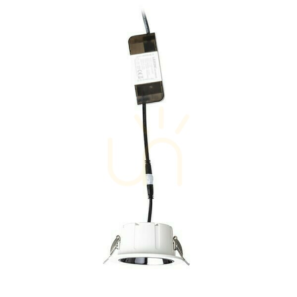 Obejrzyj Oprawa Wpuszczana Ansel Biała Czarny Chrom 230 V Led 12 W 60° 3000 K Oprawa Wpuszczana Ansel Biała Czarny Chrom 230 V Led 12 W 60° 3000 K