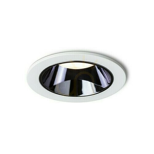 Sprawdź Oprawa Wpuszczana Ansel Biała Czarny Chrom 230 V Led 12 W 60° 3000 K