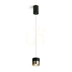 Lampa Wisząca Juniper Z Możliwością Regulacji Wysokości Czarna/Złota 230 V Led 15 W 30° 3000 K small 0