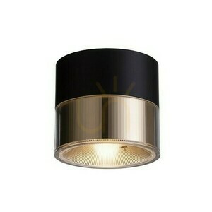 Downlight natynkowy Juniper czarno-złoty LED 15 W 3000 K small 0