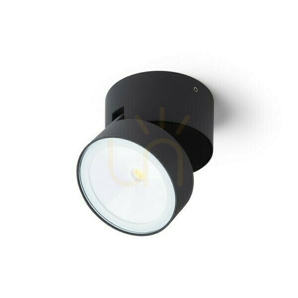 Zobacz Kinkiet Flavio R Natynkowa Czarna 230 V Led 6 W 110° Ip54 3000 K Kinkiet Flavio R Natynkowa Czarna 230 V Led 6 W 110° Ip54 3000 K