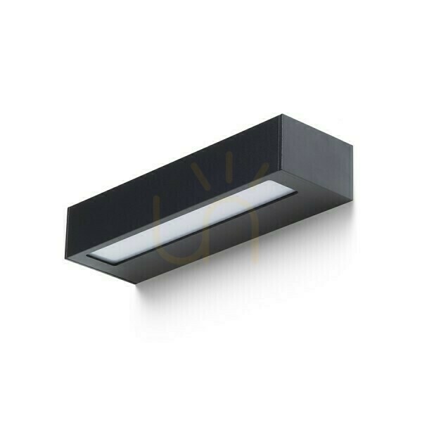 Wyświetl Kinkiet zewnętrzny Rendl ASTER 25 czarny z mlecznym akrylem LED 2 × 6 W 3000 K R14198 Kinkiet zewnętrzny Rendl ASTER 25 czarny z mlecznym akrylem LED 2 × 6 W 3000 K R14198