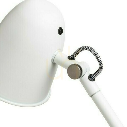 Sprawdź Lampa biurkowa Rendl DANNY R14187, biała i matowy nikiel, E14
