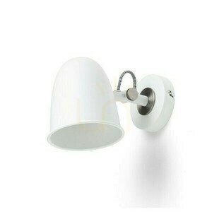 Kinkiet Rendl DANNY WALL biały matowy nikiel E14 5 W R14185 small 1