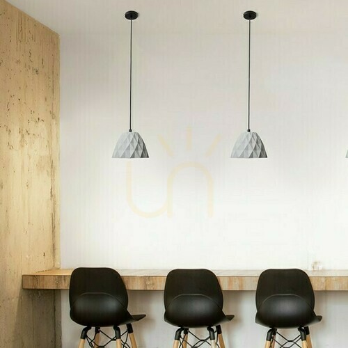 Sprawdź Lampa wisząca NAPLES betonowa geometryczna Ø19,8 cm E27 Rendl R14183