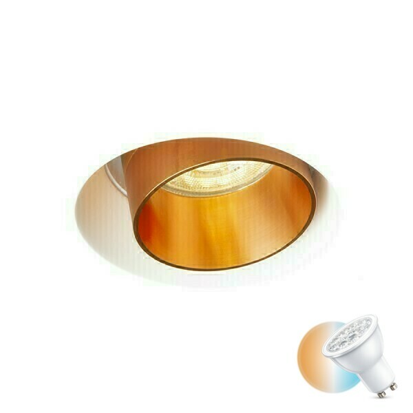Sprawdź Oprawa Wpuszczana Daytona Kierunkowa Gipsowa/Miedź Szczotkowana 230 V Led Gu10 8 W Oprawa Wpuszczana Daytona Kierunkowa Gipsowa/Miedź Szczotkowana 230 V Led Gu10 8 W