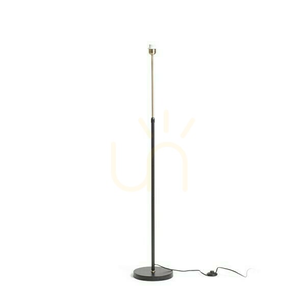 Zobacz Podstawa lampy podłogowej RENDL EMMETT czarna / stary mosiądz E27 15W 230V Podstawa lampy podłogowej RENDL EMMETT czarna / stary mosiądz E27 15W 230V
