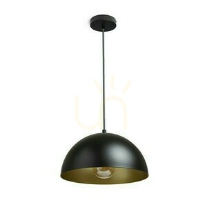 Lampa Wisząca Gladys 30 Czarna/Złota 230 V Led E27 15 W small 3