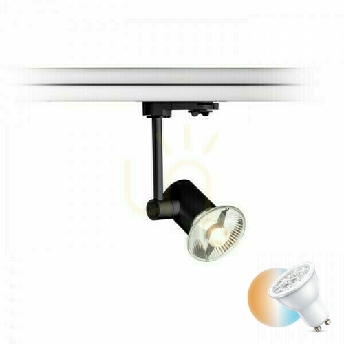Sprawdź Reflektor Fax Do Szyny 3 Faz Czarna 230 V Led Gu10 12 W
