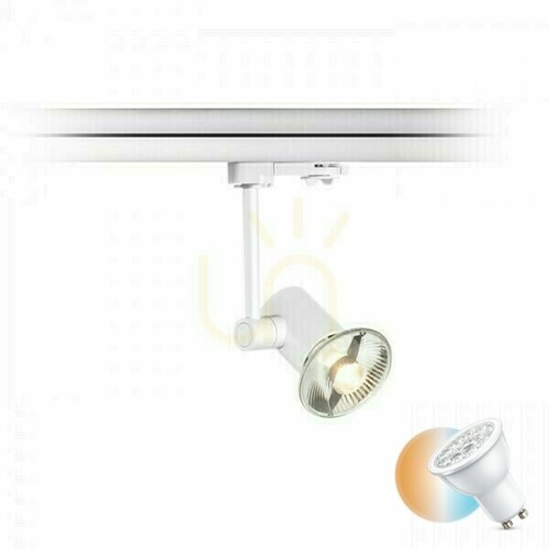 Sprawdź Reflektor Fax Do Szyny 3 Faz Biała 230 V Led Gu10 12 W