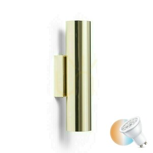 Kinkiet Rendl LUKE mosiężny góra/dół 2×GU10 2×7 W R14314 small 0