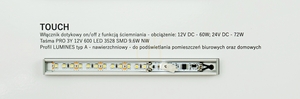 Włącznik do taśm LED TOUCH ze ściemniaczem PWM 60W/12V 72W/24V small 2