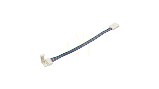Sprawdź Złącze taśmy RGB 10mm 2-stronne przewód z zatrz. Złącze taśmy RGB 10mm 2-stronne przewód z zatrz.