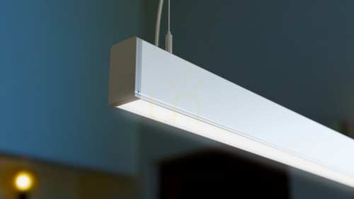 Sprawdź Liniowa lampa wisząca Lumines Claro biała lakierowana LED 4000 K 120 cm