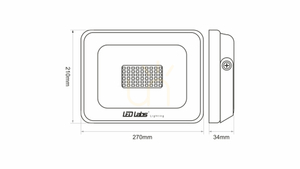 Naświetlacz LED DRAGO 100W NW IP65 SLIM small 1