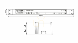 Zasilacz LED CobaltElectro PLV 24V 150W IP20 B small 1