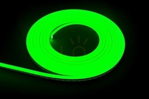 Neon Flex HR Eco / 12VDC / 12W / 140lm / 100x2835SMD / 520nm / zielony / 1 m / Bergman small 0
