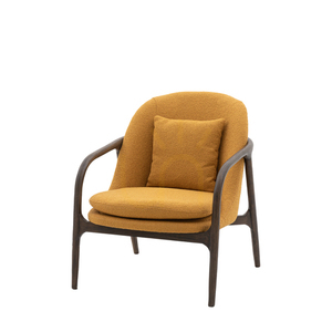 Fotel Gallery Direct Alegra ochra styl Mid-Century dąb small 3