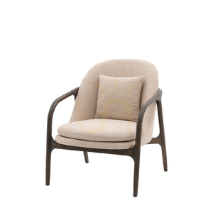 Fotel Gallery Direct Alegra taupe styl Mid-Century dąb 68x84x83 cm small 3