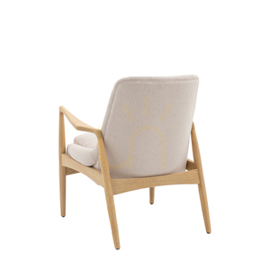 Fotel Gallery Direct Carrera naturalny len dąb 68,5x72x82 cm small 4