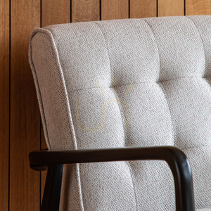 Fotel Gallery Direct Humber naturalny splot dąb czarna rama Mid-Century 690x760x800 mm small 2