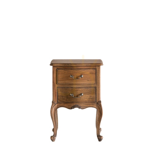 Stolik nocny Chic Weathered z drewna mindy ash 47 × 40 × 69,5 cm – Gallery Direct small 0