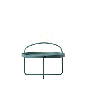 Stolik kawowy Gallery Direct Melbury teal metalowy 65x65x50 cm 5059413686887 small 0