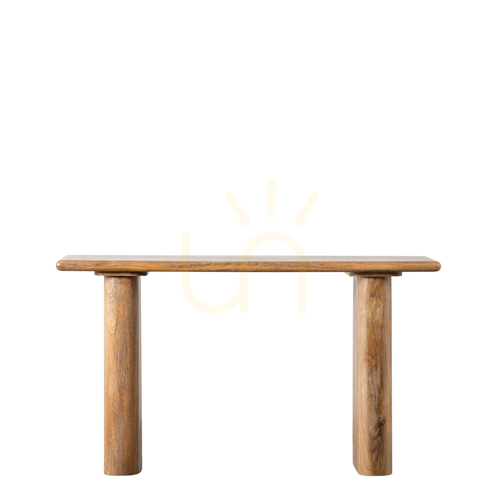 Sprawdź Stolik konsolowy Gallery Direct Hoffman 135x40 cm drewno mango naturalne