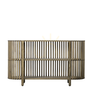 Konsola Gallery Direct Voss 140 cm drewno mango naturalne żelazo small 0