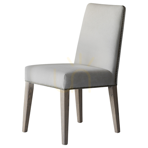 Sprawdź Krzesło do jadalni Gallery Direct Rex cement len jesion 2 szt. 5055999244749
