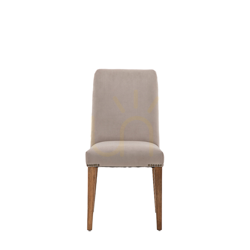 Sprawdź Krzesło do jadalni Gallery Direct Highgrove Dove Velvet ciemnoszare 2 szt.