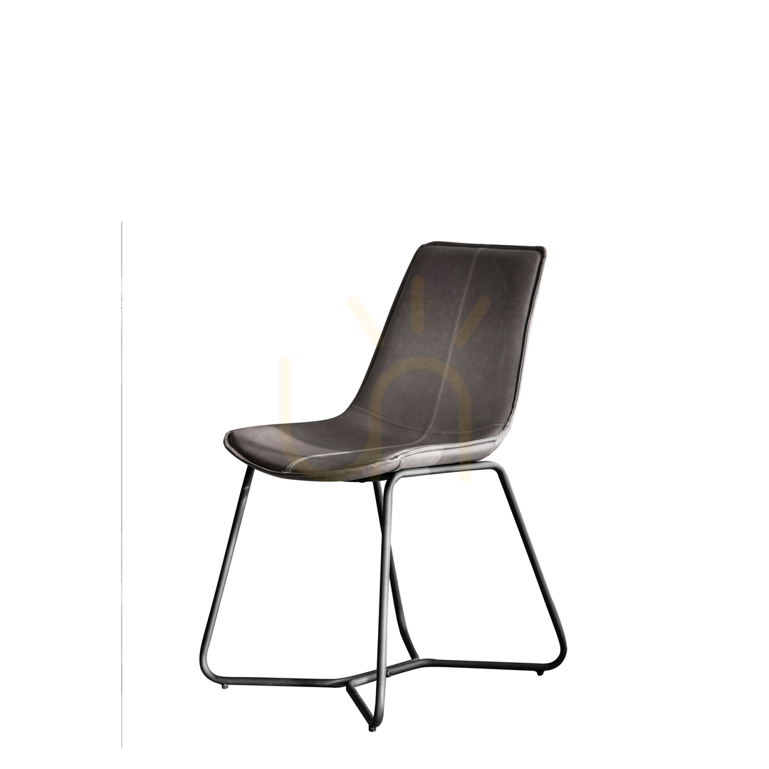 Wyświetl Krzesło do jadalni Gallery Direct Hawking Ember 2 szt. metal sklejka Krzesło do jadalni Gallery Direct Hawking Ember 2 szt. metal sklejka
