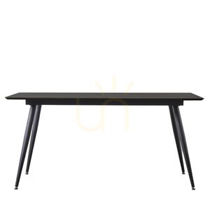 Stół do jadalni Gallery Direct Astley czarny 160x90 cm MDF fornir dębowy 0 Stół do jadalni Gallery Direct Astley czarny 160x90 cm MDF fornir dębowy small 0