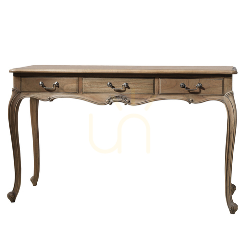 Sprawdź Toaletka Gallery Direct Chic Weathered z drewna mindy ash 126x45x76 cm