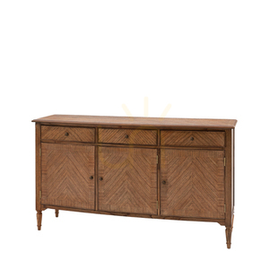 Kredens Gallery Direct Highgrove 3-drzwiowy 3-szufladowy peroba 170 cm small 4