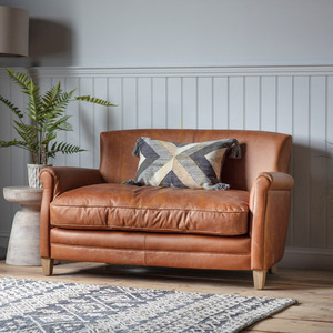 Sofa skórzana Gallery Direct Paddington brązowa 139,5 cm 1 Sofa skórzana Gallery Direct Paddington brązowa 139,5 cm small 1
