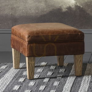 Taboret Gallery Direct Paddington vintage brown skóra jesion 55x45x36 cm 1 Taboret Gallery Direct Paddington vintage brown skóra jesion 55x45x36 cm small 1