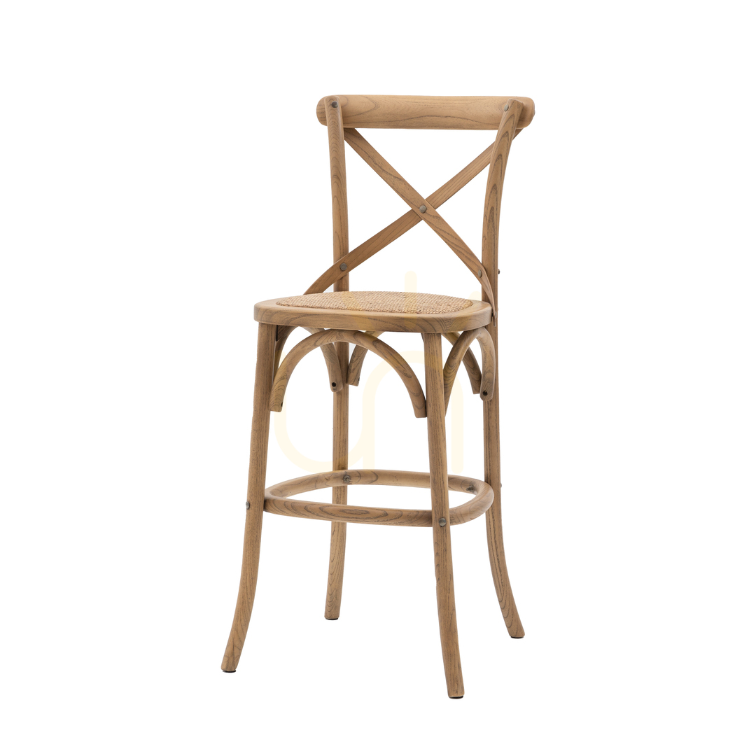 Zobacz Stołek barowy bistro Gallery Direct dąb rattan 66 cm 2 szt. Stołek barowy bistro Gallery Direct dąb rattan 66 cm 2 szt.