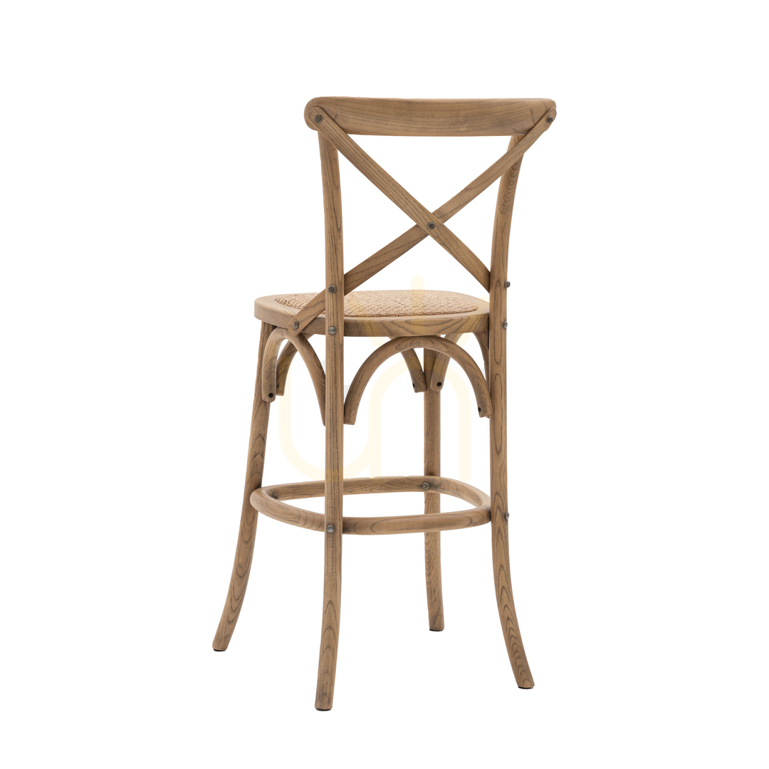 Wyświetl Stołek barowy bistro Gallery Direct dąb rattan 66 cm 2 szt. Stołek barowy bistro Gallery Direct dąb rattan 66 cm 2 szt.