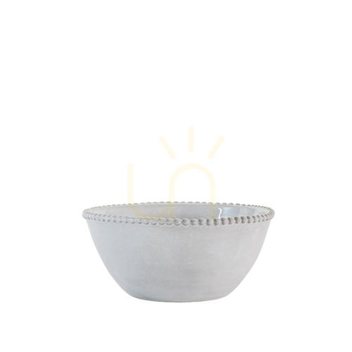 Sprawdź Miska na płatki śniadaniowe Gallery Direct z koralikowym brzegiem porcelana 4 szt. 16 cm