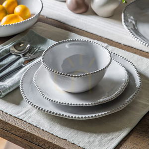 Talerze boczne Gallery Direct 4 szt. 22 cm porcelana naturalna 5059413703843 small 1