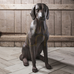 Figura dekoracyjna psa Gallery Direct Digby postarzany brąz żywica 73,5 cm 1 Figura dekoracyjna psa Gallery Direct Digby postarzany brąz żywica 73,5 cm small 1