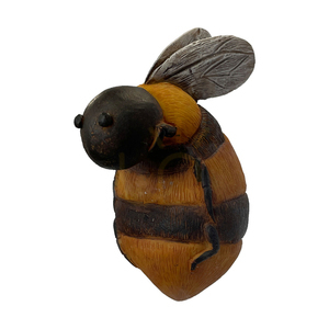 Wieszak na doniczkę Gallery Direct Theodore Bee 2 szt. antyczna biel polyresin small 0