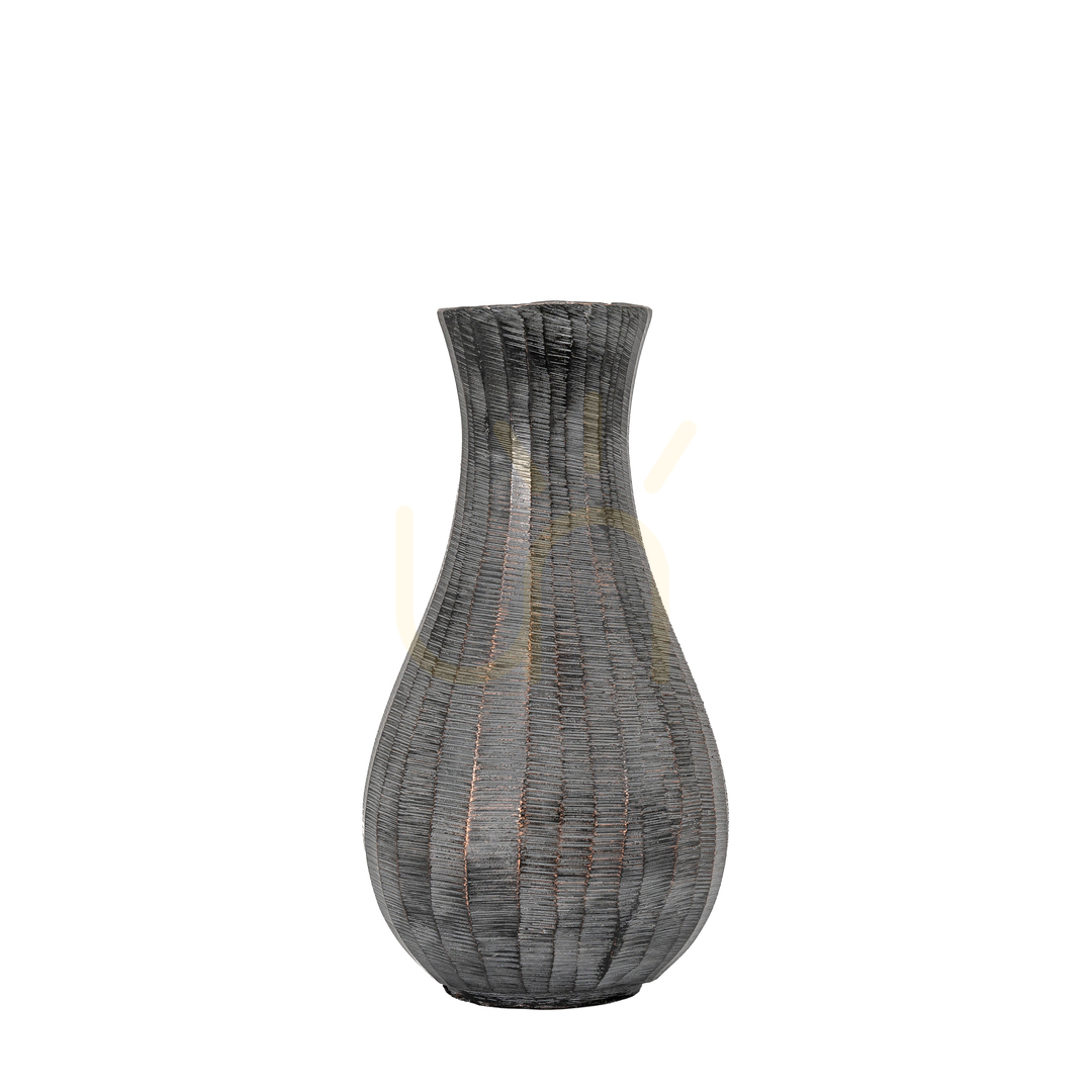 Sprawdź Wazon Gallery Direct Enya Small antyczny szary aluminium 12,5x23,5 cm Wazon Gallery Direct Enya Small antyczny szary aluminium 12,5x23,5 cm