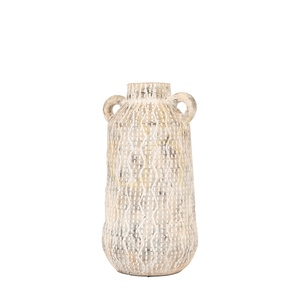 Wazon Gallery Direct Ica średni biały gliniany 30 cm small 3