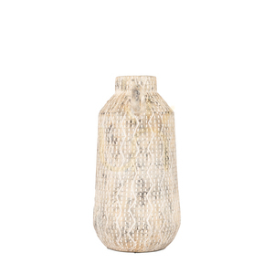 Wazon Gallery Direct Ica średni biały gliniany 30 cm small 4