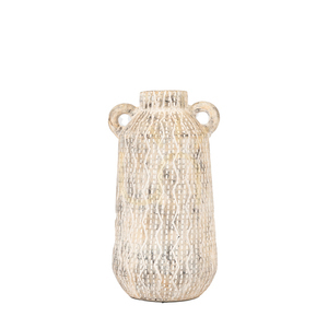 Wazon Gallery Direct Ica średni biały gliniany 30 cm small 0