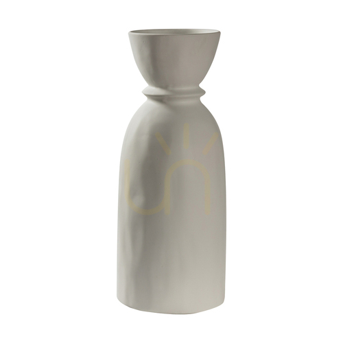 Sprawdź Wazon butelkowy Gallery Direct Takada biały kamionka 38 cm 5059413397936